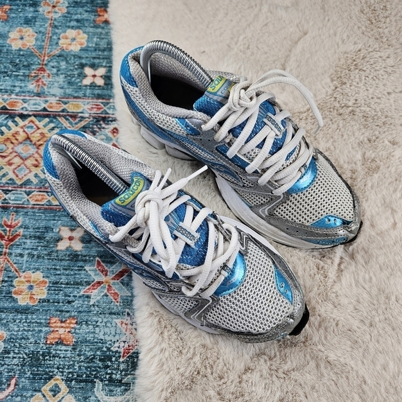 Saucony Shoes Womens Size 7 Grid Cohesion 5 Running Sneakers S15118-10 Gray Teal - Picture 2 of 11